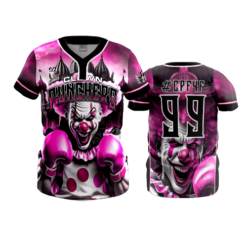 3858 WOMENS 2 BUTTON SCOOP NECK CLOWN-PUNCHERS-1