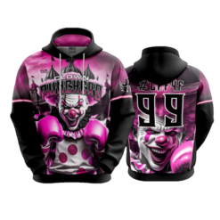 3858 UNISEX FLEECE HOODY CLOWN-PUNCHERS-1