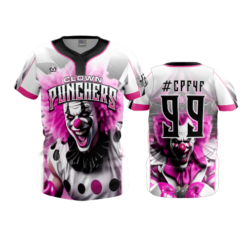 3858 WOMENS NO BUTTON SCOOP NECK CLOWN-PUNCHERS-2