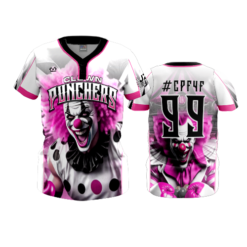 3858 WOMENS 2 BUTTON SCOOP NECK CLOWN-PUNCHERS-2