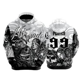 3834 UNISEX FLEECE HOODY HIT-SQUAD