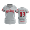 3855 WOMENS V NECK NORTH-BAY-BULLDOGS-1