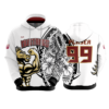 3852 UNISEX FLEECE HOODY MUSTANGS-2