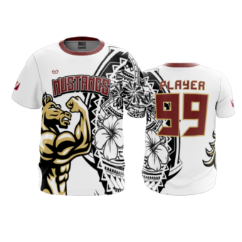 3852 MENS SPORT CREW NECK MUSTANGS-2