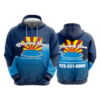 2974 UNISEX FLEECE HOODY BLAZING-SUN-POOL