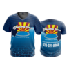 2974 MENS SPORT V NECK BLAZING-SUN-POOL