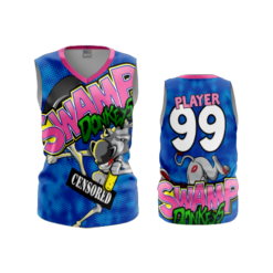 3830 WOMENS V NECK SLEEVELESS SWAMP-DONKEYS-1