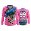 3830 WOMENS V NECK LONGSLEEVE SWAMP-DONKEYS-2
