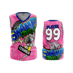 3830 WOMENS V NECK SLEEVELESS SWAMP-DONKEYS-2