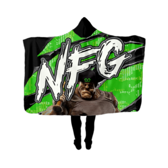 3832 UNISEX FAN WRAP HOODY NFG-1
