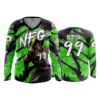 3832 WOMENS V NECK LONGSLEEVE NFG-1