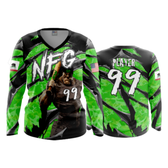 3832 WOMENS V NECK LONGSLEEVE NFG-1