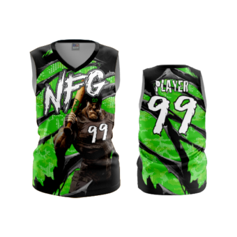 3832 WOMENS V NECK SLEEVELESS NFG-1