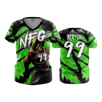 3832 WOMENS V NECK NFG-1