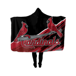 3674 UNISEX FAN WRAP HOODY CARDINALS-RED