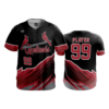 3674 MENS FULL BUTTON DOWN CARDINALS-RED