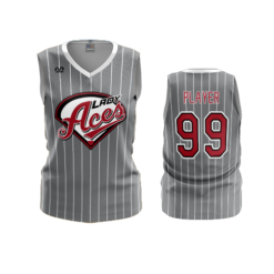 3150 WOMENS V NECK SLEEVELESS LADY-ACES-2