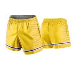 3835 UNISEX HIGH RISE BASKETBALL SHORTS 1PLY LSU-BBALL