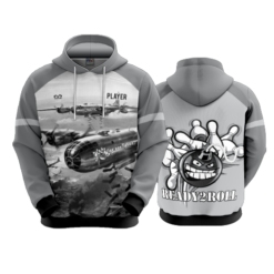 3857 UNISEX FLEECE HOODY READY2ROLL-1