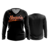 1368 WOMENS V NECK LONGSLEEVE YAQUIS-BLANK-ADDS
