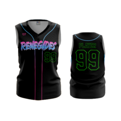 3435 WOMENS V NECK SLEEVELESS RENEGADES-1
