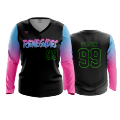 3435 WOMENS V NECK LONGSLEEVE RENEGADES-2