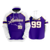 3849 UNISEX FLEECE HOODY LOUISIANA-TIGERS-1