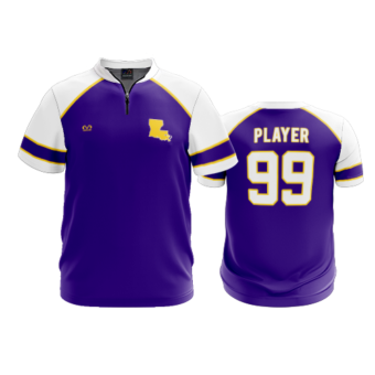 3849 UNISEX MICRO FIBER COACH PULLOVER LOUISIANA-TIGERS-1