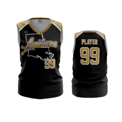 3849 WOMENS V NECK SLEEVELESS LOUISIANA-TIGERS-2