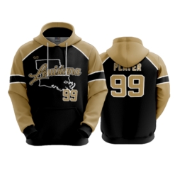 3849 UNISEX FLEECE HOODY LOUISIANA-TIGERS-2