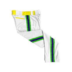 3849 MENS BALLPARK WHITE BRAID PANTS LOUISIANA-TIGERS-MARDI