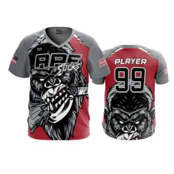 3861 MENS SPORT V NECK APE-STICKS-1