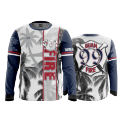 499 UNISEX RASH GUARD LONGSLEEVE GUAM-FIRE-ADDON