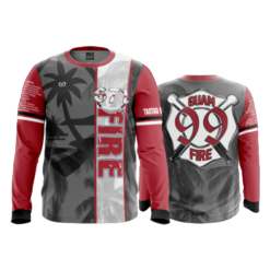 499 UNISEX RASH GUARD LONGSLEEVE GUAM-FIRE-ADDON