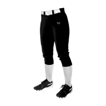 3639 BUY NOW SOLID BLACK FASTPITCH PANTS