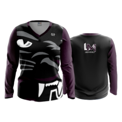 3833 WOMENS V NECK LONGSLEEVE