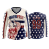 3843 WOMENS V NECK LONGSLEEVE BORN-FREE-2024