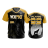 3846 MENS SPORT V NECK POPSLOWOLFPACK