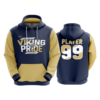 3837 UNISEX FLEECE HOODY TV-PRIDE-BARS