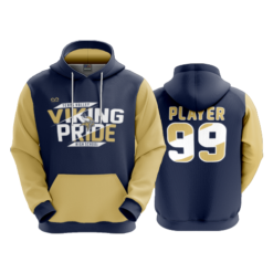 3837 UNISEX FLEECE HOODY TV-PRIDE-BARS