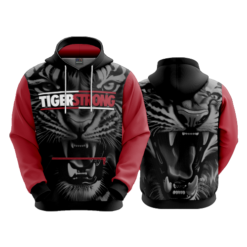 3856 3 POCKET TERRY FLEECE HOODY TIGERSTRONG
