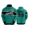 3874 UNISEX FLEECE HOODY COL-SHARKS-2023-1