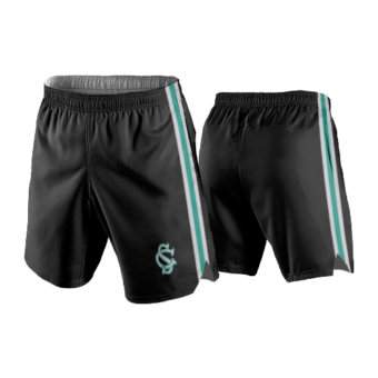 3874 MENS MIRCO FIBER 160gsm SHORT COL-SHARKS-2023-3