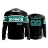 3874 MENS SPORT LONGSLEEVE COL-SHARKS-2023-3