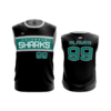 3874 MENS SPORT CREW NECK SLEEVELESS COL-SHARKS-2023-3
