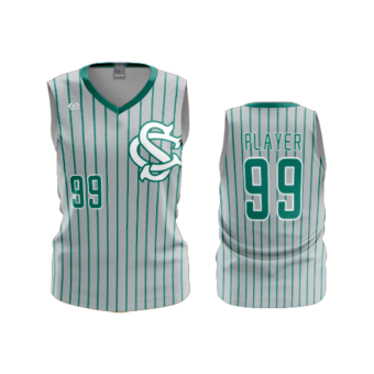 3874 WOMENS V NECK SLEEVELESS COL-SHARKS-2023-4