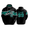 3874 UNISEX FLEECE HOODY COLUMBUS-SHARKS-ADDON