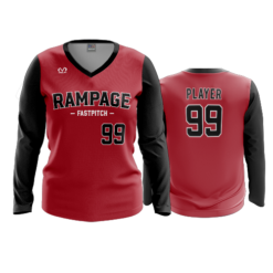 3885 WOMENS V NECK LONGSLEEVE NV-RAMPAGE-2