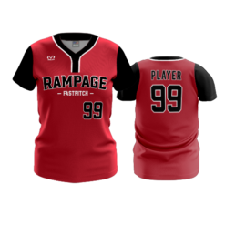 3885 WOMENS 2 BUTTON SCOOP NECK NV-RAMPAGE-2