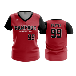3885 WOMENS V NECK NV-RAMPAGE-2